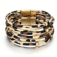 Load image into Gallery viewer, Rome Leopard Print Wrap Bracelet
