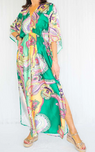 Load image into Gallery viewer, Sorrento abstract batwing dress
