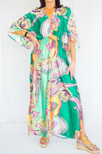 Load image into Gallery viewer, Sorrento abstract batwing dress
